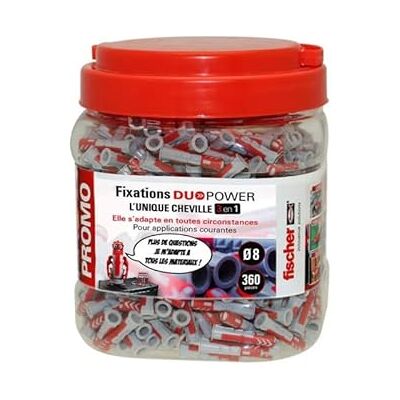 Fischer Big-box 360 DUOPOWER kołki - Kołki do ścian Fischer Big-box 360 DUOPOWER kołki - Kołki do ścian