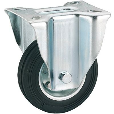Dörner + Helmer 713172 kółko stałe z pełnej gumy z łożyskiem tocznym 125 x 37 mm/płyta 100 x 85 mm Dörner + Helmer 713172 kółko stałe z pełnej gumy z łożyskiem tocznym 125 x 37 mm/płyta 100 x 85 mm
