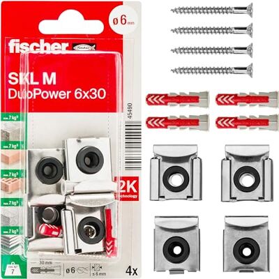 Fischer 45490 zestaw śrub i kotwic 2 sztuki (śruby i kotwy, beton, srebrny, CE, 2 sztuki (e)) Fischer 45490 zestaw śrub i kotwic 2 sztuki (śruby i kotwy, beton, srebrny, CE, 2 sztuki (e))