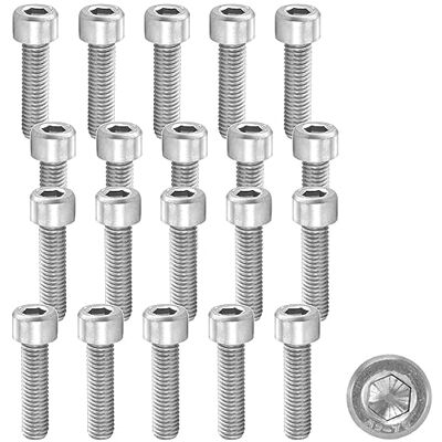 cyclingcolors 20x śruba cylindryczna ze stali nierdzewnej A2 z sześciokątnym otworem DIN 912 ISO 4762 gwint metryczny, M6x16mm (długość gwintu 16mm) cyclingcolors 20x śruba cylindryczna ze stali nierdzewnej A2 z sześciokątnym otworem DIN 912 ISO 4762 gwint metryczny, M6x16mm (długość gwintu 16mm)