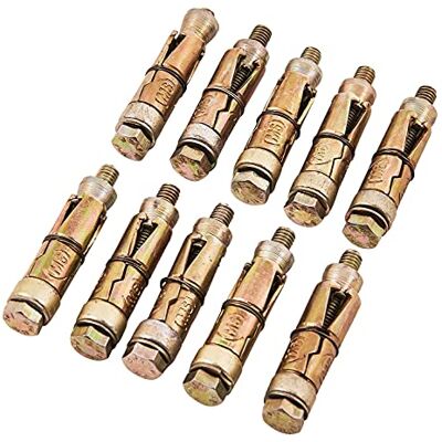 Amtech S5910 10 sztuk śrub rozporowych M6 x 50 mm Amtech S5910 10 sztuk śrub rozporowych M6 x 50 mm