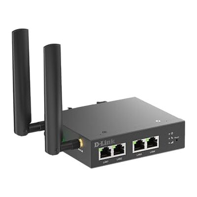 D-Link DWM-314-T 4G Multi-Connect Modem Router – klasy przemysłowej LTE Cat.4, pobieranie 150 Mb/s, 4 porty Fast Ethernet, bezpieczeństwo VPN, Plug & Play, zdalne zarządzanie, montaż na szynie DIN D-Link DWM-314-T 4G Multi-Connect Modem Router – klasy przemysłowej LTE Cat.4, pobieranie 150 Mb/s, 4 porty Fast Ethernet, bezpieczeństwo VPN, Plug & Play, zdalne zarządzanie, montaż na szynie DIN