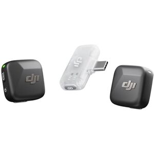 DJI Mikrofon Mini (2 TX + 1 Mobile RX), bezprzewodowy mikrofon do iPhone'a/Androida, Plug and Play, kompaktowy i lekki, parowanie różnych modeli, dźwięk premium, stabilna transmisja, redukcja szumów DJI Mikrofon Mini (2 TX + 1 Mobile RX), bezprzewodowy mikrofon do iPhone'a/Androida, Plug and Play, kompaktowy i lekki, parowanie różnych modeli, dźwięk premium, stabilna transmisja, redukcja szumów
