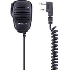 Midland MA22 LK PRO Mikrofon głośnik z PTT i obrotowym klipsem 2-pinowe gniazdo Kenwood Midland MA22 LK PRO Mikrofon głośnik z PTT i obrotowym klipsem 2-pinowe gniazdo Kenwood