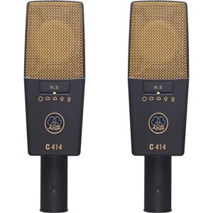 AKG C414-XLII zestaw 2 mikrofonów pojemnościowych stereo do szerokiego studia AKG C414-XLII zestaw 2 mikrofonów pojemnościowych stereo do szerokiego studia