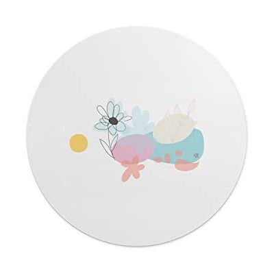Questo Casa , Okrągły Drukowane Cyfrowo Podkładka Pod Mysz, Antypoślizgowa Podstawa, Średnica: 22 Cm Questo Casa , Okrągły Drukowane Cyfrowo Podkładka Pod Mysz, Antypoślizgowa Podstawa, Średnica: 22 Cm