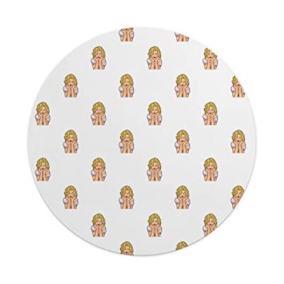 Questo Casa , Okrągły Drukowane Cyfrowo Podkładka Pod Mysz, Antypoślizgowa Podstawa, Średnica: 22 Cm Questo Casa , Okrągły Drukowane Cyfrowo Podkładka Pod Mysz, Antypoślizgowa Podstawa, Średnica: 22 Cm