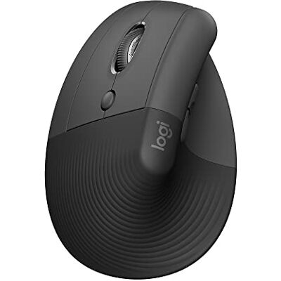 Logitech Lift Left Vertical Mysz leworęczna, bezprzewodowa, Bluetooth, Logi Bolt USB, ciche przyciski, Windows/macOS/iPadOS, Szary Logitech Lift Left Vertical Mysz leworęczna, bezprzewodowa, Bluetooth, Logi Bolt USB, ciche przyciski, Windows/macOS/iPadOS, Szary