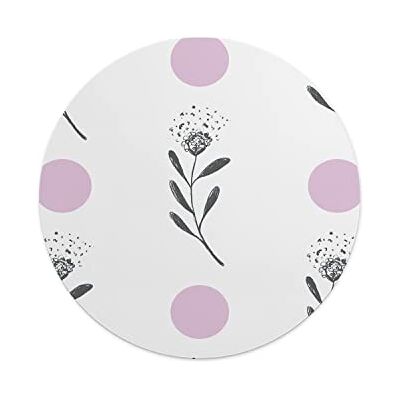 Questo Casa , Okrągły Drukowane Cyfrowo Podkładka Pod Mysz, Antypoślizgowa Podstawa, Średnica: 22 Cm Questo Casa , Okrągły Drukowane Cyfrowo Podkładka Pod Mysz, Antypoślizgowa Podstawa, Średnica: 22 Cm