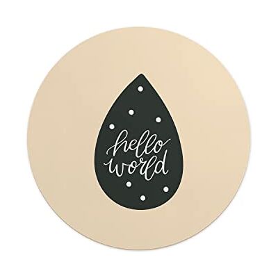 Questo Casa , Okrągły Drukowane Cyfrowo Podkładka Pod Mysz, Antypoślizgowa Podstawa, Średnica: 22 Cm Questo Casa , Okrągły Drukowane Cyfrowo Podkładka Pod Mysz, Antypoślizgowa Podstawa, Średnica: 22 Cm