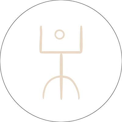 Bonateks , Okrągła podkładka pod mysz z nadrukiem cyfrowym, antypoślizgowy spód, do biura i domu, średnica: 22 cm Bonateks , Okrągła podkładka pod mysz z nadrukiem cyfrowym, antypoślizgowy spód, do biura i domu, średnica: 22 cm