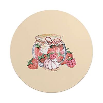 Questo Casa , Okrągły Drukowane Cyfrowo Podkładka Pod Mysz, Antypoślizgowa Podstawa, Średnica: 22 Cm Questo Casa , Okrągły Drukowane Cyfrowo Podkładka Pod Mysz, Antypoślizgowa Podstawa, Średnica: 22 Cm
