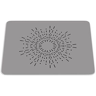 Bonamaison , Prostokąt z nadrukiem cyfrowym, antypoślizgowe dno, do biura i domu, Rozmiar: 22x18cm Bonamaison , Prostokąt z nadrukiem cyfrowym, antypoślizgowe dno, do biura i domu, Rozmiar: 22x18cm