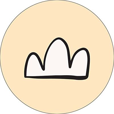 Bonateks , Okrągła podkładka pod mysz z nadrukiem cyfrowym, antypoślizgowy spód, do biura i domu, średnica: 22 cm Bonateks , Okrągła podkładka pod mysz z nadrukiem cyfrowym, antypoślizgowy spód, do biura i domu, średnica: 22 cm