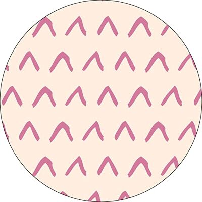Bonateks , Okrągła podkładka pod mysz z nadrukiem cyfrowym, antypoślizgowy spód, do biura i domu, średnica: 22 cm Bonateks , Okrągła podkładka pod mysz z nadrukiem cyfrowym, antypoślizgowy spód, do biura i domu, średnica: 22 cm