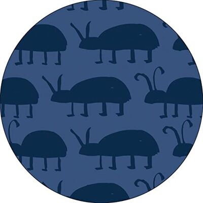 Bonateks , Okrągła podkładka pod mysz z nadrukiem cyfrowym, antypoślizgowy spód, do biura i domu, średnica: 22 cm Bonateks , Okrągła podkładka pod mysz z nadrukiem cyfrowym, antypoślizgowy spód, do biura i domu, średnica: 22 cm