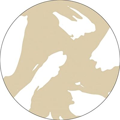 Bonateks , Okrągła podkładka pod mysz z nadrukiem cyfrowym, antypoślizgowy spód, do biura i domu, średnica: 22 cm Bonateks , Okrągła podkładka pod mysz z nadrukiem cyfrowym, antypoślizgowy spód, do biura i domu, średnica: 22 cm