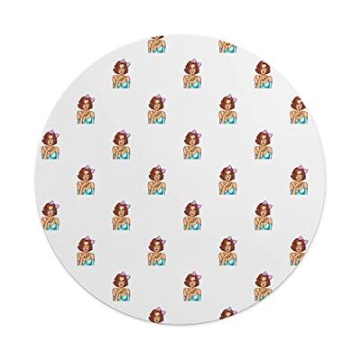 Questo Casa , Okrągły Drukowane Cyfrowo Podkładka Pod Mysz, Antypoślizgowa Podstawa, Średnica: 22 Cm Questo Casa , Okrągły Drukowane Cyfrowo Podkładka Pod Mysz, Antypoślizgowa Podstawa, Średnica: 22 Cm