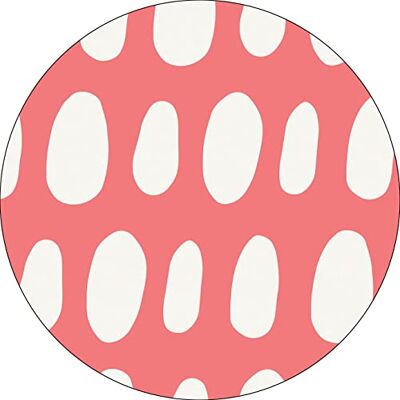 Bonateks , Okrągła podkładka pod mysz z nadrukiem cyfrowym, antypoślizgowy spód, do biura i domu, średnica: 22 cm Bonateks , Okrągła podkładka pod mysz z nadrukiem cyfrowym, antypoślizgowy spód, do biura i domu, średnica: 22 cm