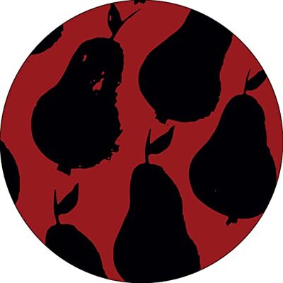 Bonateks , Okrągła podkładka pod mysz z nadrukiem cyfrowym, antypoślizgowy spód, do biura i domu, średnica: 22 cm Bonateks , Okrągła podkładka pod mysz z nadrukiem cyfrowym, antypoślizgowy spód, do biura i domu, średnica: 22 cm