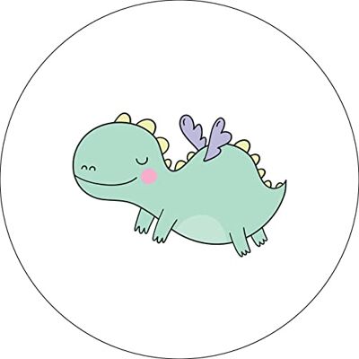 Bonateks , Okrągła podkładka pod mysz z nadrukiem cyfrowym, antypoślizgowy spód, do biura i domu, średnica: 22 cm Bonateks , Okrągła podkładka pod mysz z nadrukiem cyfrowym, antypoślizgowy spód, do biura i domu, średnica: 22 cm