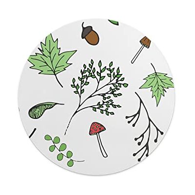 Questo Casa , Okrągły Drukowane Cyfrowo Podkładka Pod Mysz, Antypoślizgowa Podstawa, Średnica: 22 Cm Questo Casa , Okrągły Drukowane Cyfrowo Podkładka Pod Mysz, Antypoślizgowa Podstawa, Średnica: 22 Cm