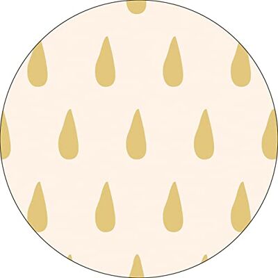 Bonateks , Okrągła podkładka pod mysz z nadrukiem cyfrowym, antypoślizgowy spód, do biura i domu, średnica: 22 cm Bonateks , Okrągła podkładka pod mysz z nadrukiem cyfrowym, antypoślizgowy spód, do biura i domu, średnica: 22 cm