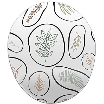 Bonamaison , Ergonomiczna podkładka pod mysz z podkładką na nadgarstek, cyfrowy nadruk, podkładka pod mysz, ochrona przed ścięgien, antypoślizgowy spód, do biura i domu, wymiary: 20 x 23 cm Bonamaison , Ergonomiczna podkładka pod mysz z podkładką na nadgarstek, cyfrowy nadruk, podkładka pod mysz, ochrona przed ścięgien, antypoślizgowy spód, do biura i domu, wymiary: 20 x 23 cm