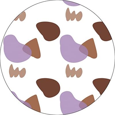 Bonateks , Okrągła podkładka pod mysz z nadrukiem cyfrowym, antypoślizgowy spód, do biura i domu, średnica: 22 cm Bonateks , Okrągła podkładka pod mysz z nadrukiem cyfrowym, antypoślizgowy spód, do biura i domu, średnica: 22 cm