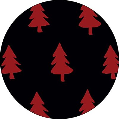 Bonateks , Okrągła podkładka pod mysz z nadrukiem cyfrowym, antypoślizgowy spód, do biura i domu, średnica: 22 cm Bonateks , Okrągła podkładka pod mysz z nadrukiem cyfrowym, antypoślizgowy spód, do biura i domu, średnica: 22 cm