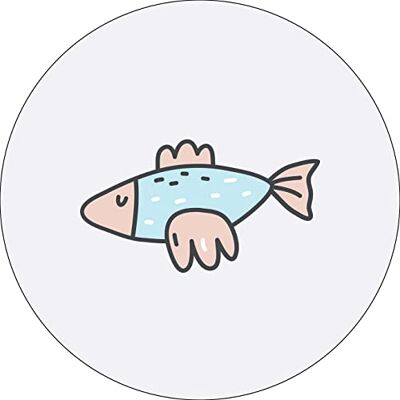 Bonateks , Okrągła podkładka pod mysz z nadrukiem cyfrowym, antypoślizgowy spód, do biura i domu, średnica: 22 cm Bonateks , Okrągła podkładka pod mysz z nadrukiem cyfrowym, antypoślizgowy spód, do biura i domu, średnica: 22 cm