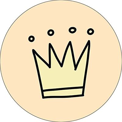 Bonateks , Okrągła podkładka pod mysz z nadrukiem cyfrowym, antypoślizgowy spód, do biura i domu, średnica: 22 cm Bonateks , Okrągła podkładka pod mysz z nadrukiem cyfrowym, antypoślizgowy spód, do biura i domu, średnica: 22 cm