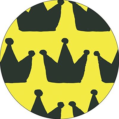 Bonateks , Okrągła podkładka pod mysz z nadrukiem cyfrowym, antypoślizgowy spód, do biura i domu, średnica: 22 cm Bonateks , Okrągła podkładka pod mysz z nadrukiem cyfrowym, antypoślizgowy spód, do biura i domu, średnica: 22 cm
