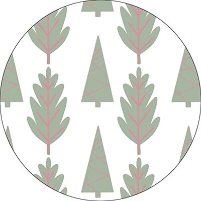 Bonateks , Okrągła podkładka pod mysz z nadrukiem cyfrowym, antypoślizgowy spód, do biura i domu, średnica: 22 cm Bonateks , Okrągła podkładka pod mysz z nadrukiem cyfrowym, antypoślizgowy spód, do biura i domu, średnica: 22 cm