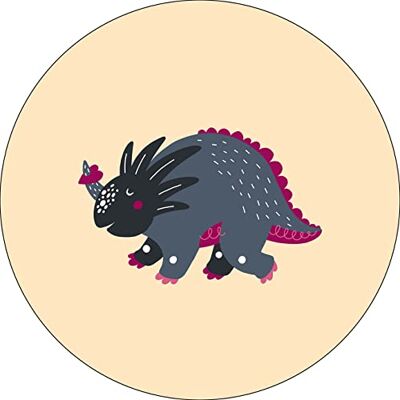 Bonateks , Okrągła podkładka pod mysz z nadrukiem cyfrowym, antypoślizgowy spód, do biura i domu, średnica: 22 cm Bonateks , Okrągła podkładka pod mysz z nadrukiem cyfrowym, antypoślizgowy spód, do biura i domu, średnica: 22 cm
