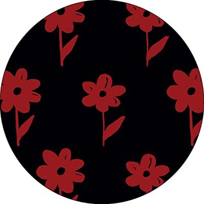 Bonateks , Okrągła podkładka pod mysz z nadrukiem cyfrowym, antypoślizgowy spód, do biura i domu, średnica: 22 cm Bonateks , Okrągła podkładka pod mysz z nadrukiem cyfrowym, antypoślizgowy spód, do biura i domu, średnica: 22 cm