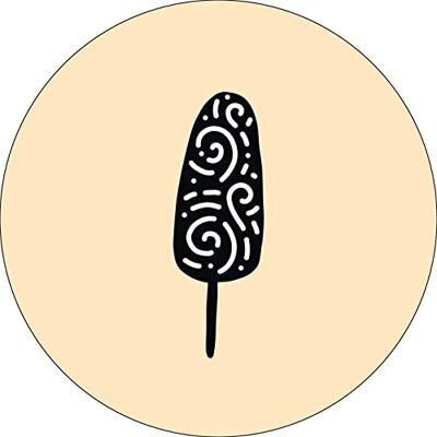 Bonateks , Okrągła podkładka pod mysz z nadrukiem cyfrowym, antypoślizgowy spód, do biura i domu, średnica: 22 cm Bonateks , Okrągła podkładka pod mysz z nadrukiem cyfrowym, antypoślizgowy spód, do biura i domu, średnica: 22 cm