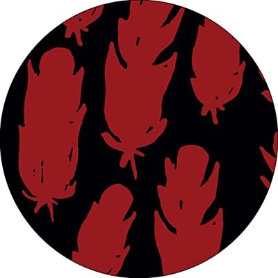 Bonateks , Okrągła podkładka pod mysz z nadrukiem cyfrowym, antypoślizgowy spód, do biura i domu, średnica: 22 cm Bonateks , Okrągła podkładka pod mysz z nadrukiem cyfrowym, antypoślizgowy spód, do biura i domu, średnica: 22 cm
