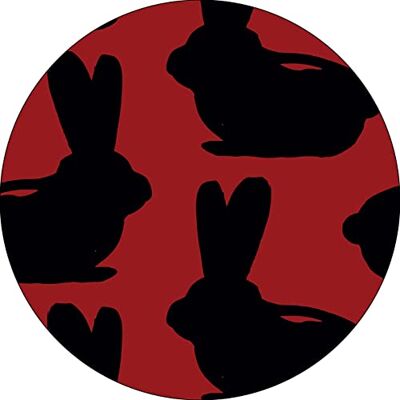 Bonateks , Okrągła podkładka pod mysz z nadrukiem cyfrowym, antypoślizgowy spód, do biura i domu, średnica: 22 cm Bonateks , Okrągła podkładka pod mysz z nadrukiem cyfrowym, antypoślizgowy spód, do biura i domu, średnica: 22 cm