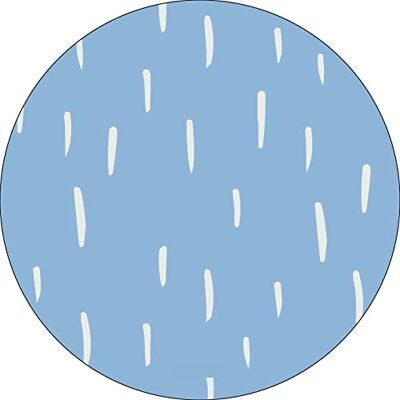 Bonateks , Okrągła podkładka pod mysz z nadrukiem cyfrowym, antypoślizgowy spód, do biura i domu, średnica: 22 cm Bonateks , Okrągła podkładka pod mysz z nadrukiem cyfrowym, antypoślizgowy spód, do biura i domu, średnica: 22 cm