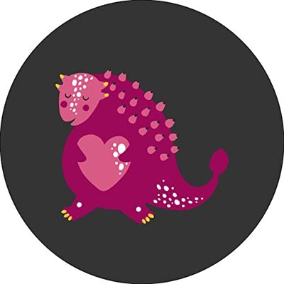 Bonateks , Okrągła podkładka pod mysz z nadrukiem cyfrowym, antypoślizgowy spód, do biura i domu, średnica: 22 cm Bonateks , Okrągła podkładka pod mysz z nadrukiem cyfrowym, antypoślizgowy spód, do biura i domu, średnica: 22 cm