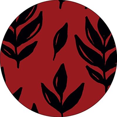 Bonateks , Okrągła podkładka pod mysz z nadrukiem cyfrowym, antypoślizgowy spód, do biura i domu, średnica: 22 cm Bonateks , Okrągła podkładka pod mysz z nadrukiem cyfrowym, antypoślizgowy spód, do biura i domu, średnica: 22 cm