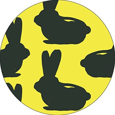 Bonateks , Okrągła podkładka pod mysz z nadrukiem cyfrowym, antypoślizgowy spód, do biura i domu, średnica: 22 cm Bonateks , Okrągła podkładka pod mysz z nadrukiem cyfrowym, antypoślizgowy spód, do biura i domu, średnica: 22 cm