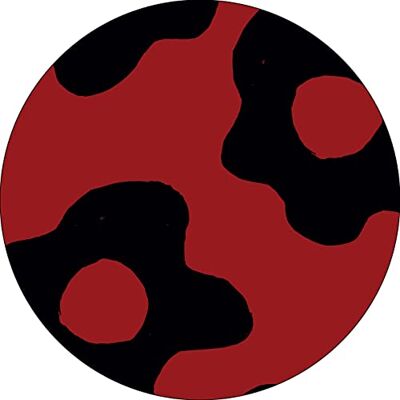 Bonateks , Okrągła podkładka pod mysz z nadrukiem cyfrowym, antypoślizgowy spód, do biura i domu, średnica: 22 cm Bonateks , Okrągła podkładka pod mysz z nadrukiem cyfrowym, antypoślizgowy spód, do biura i domu, średnica: 22 cm