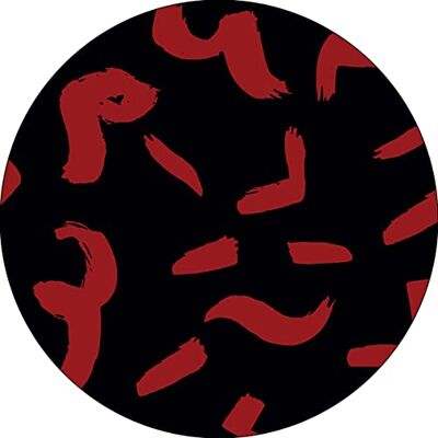 Bonateks , Okrągła podkładka pod mysz z nadrukiem cyfrowym, antypoślizgowy spód, do biura i domu, średnica: 22 cm Bonateks , Okrągła podkładka pod mysz z nadrukiem cyfrowym, antypoślizgowy spód, do biura i domu, średnica: 22 cm