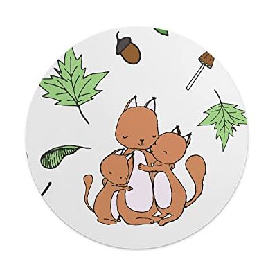 Questo Casa , Okrągły Drukowane Cyfrowo Podkładka Pod Mysz, Antypoślizgowa Podstawa, Średnica: 22 Cm Questo Casa , Okrągły Drukowane Cyfrowo Podkładka Pod Mysz, Antypoślizgowa Podstawa, Średnica: 22 Cm