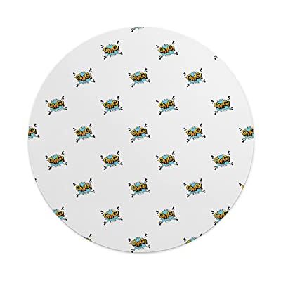 Questo Casa , Okrągły Drukowane Cyfrowo Podkładka Pod Mysz, Antypoślizgowa Podstawa, Średnica: 22 Cm Questo Casa , Okrągły Drukowane Cyfrowo Podkładka Pod Mysz, Antypoślizgowa Podstawa, Średnica: 22 Cm