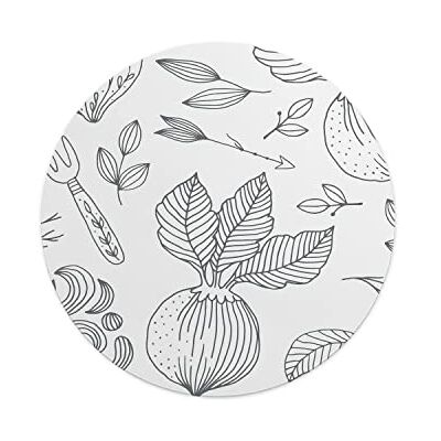 Questo Casa , Okrągły Drukowane Cyfrowo Podkładka Pod Mysz, Antypoślizgowa Podstawa, Średnica: 22 Cm Questo Casa , Okrągły Drukowane Cyfrowo Podkładka Pod Mysz, Antypoślizgowa Podstawa, Średnica: 22 Cm