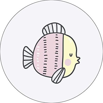 Bonateks , Okrągła podkładka pod mysz z nadrukiem cyfrowym, antypoślizgowy spód, do biura i domu, średnica: 22 cm Bonateks , Okrągła podkładka pod mysz z nadrukiem cyfrowym, antypoślizgowy spód, do biura i domu, średnica: 22 cm