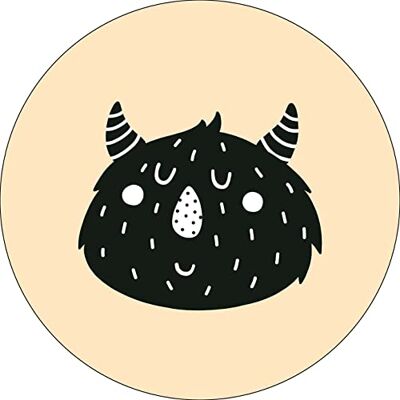 Bonateks , Okrągła podkładka pod mysz z nadrukiem cyfrowym, antypoślizgowy spód, do biura i domu, średnica: 22 cm Bonateks , Okrągła podkładka pod mysz z nadrukiem cyfrowym, antypoślizgowy spód, do biura i domu, średnica: 22 cm